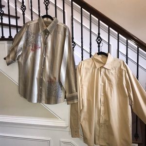 2 Men’s Large Dress Shirts